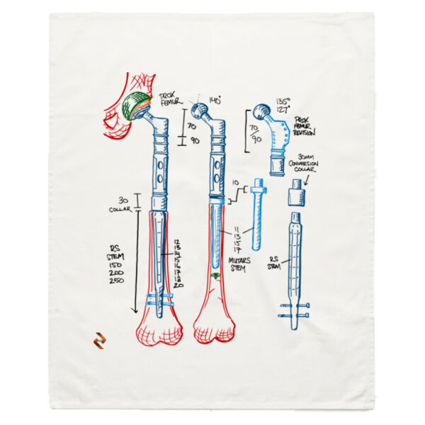 Drawing No.5 Tea Towel  Thumbnail